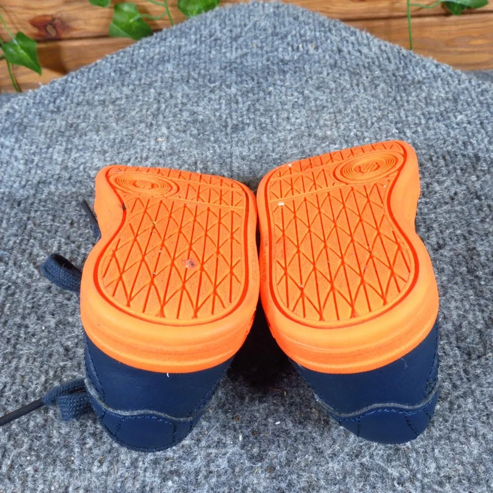 K-Swiss Classic Toddler Sneaker Size 5C‎ Casual Navy Blue Orange Synthetic